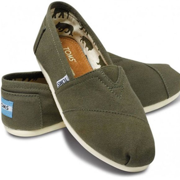Toms Shoes - Toms Green Classic Canvas Shoes